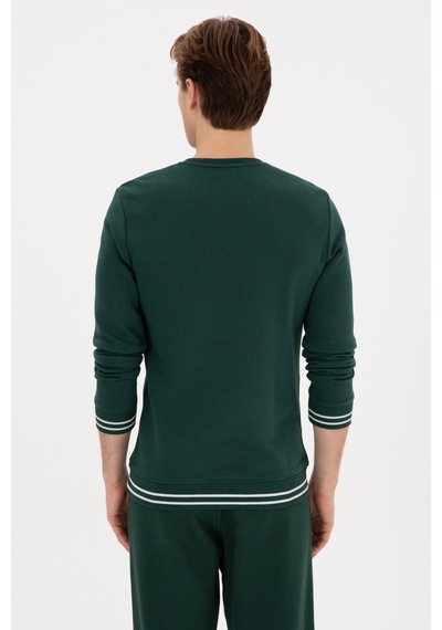 U.S. Polo Assn. U.s. Polo Assn. Erkek Koyu Yeşil Sweatshirt 50316372-vr079 Koyu Yesıl