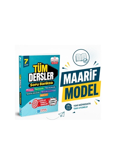 7. Sınıf Tüm Dersler Soru Bankası Maarif Modeli Evrensel İletişim Yayınları