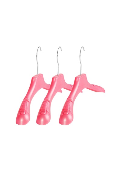 Pembe Plastik 30 Cm Çocuk Askısı Çocuk Elbise Askısı Çocuk Kıyafet Askısı Plastik Pembe Diğer