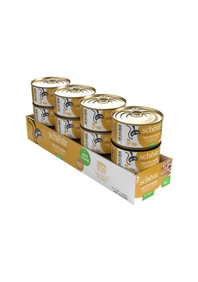 Schesir Jelly Ton Balıklı Ve Tavuklu Yetişkin Kedi Konservesi 85 Gr 12'li Paket