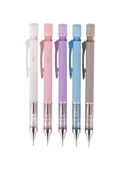 Apli Shake Mekanik Uçlu Pastel Kurşun Kalem 0.7 Mm Çok Renkli