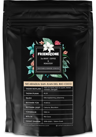 Friendzone Nicaragua San Juan Organik Filtre Kahve 250 G