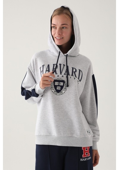 Harvard Kar Melanj Kadın Sweatshirt 5274-41187 Kar Melanj