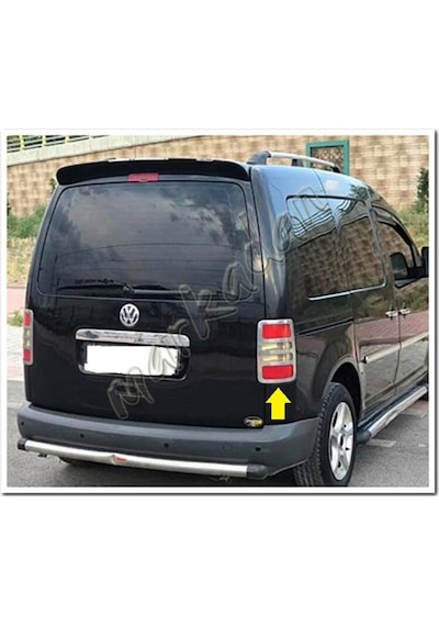Vw Caddy Krom Stop Çerçevesi 2004-2014 2 Parça Paslanmaz  Çelik