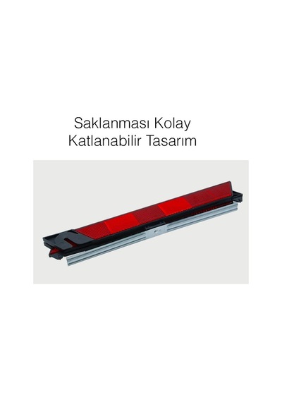 Ally Katlanabilir Araç Oto Acil Durum Arıza Reflektörü Yansıtıcı Dur İşareti- 5775