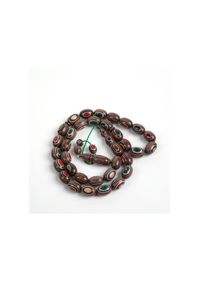 Kafur Ağacı Beyzi Kesim 11.5x17mm Tesbih Çok Renkli