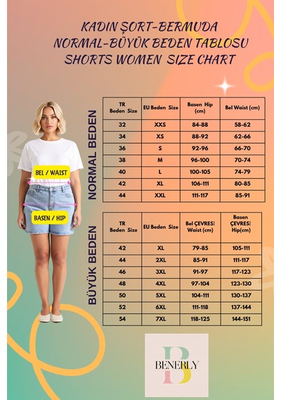 Benerly Kadın Mini Şort Dokuma Normal Bel Lastikli Scallop Paça Rahat Kes beyaz