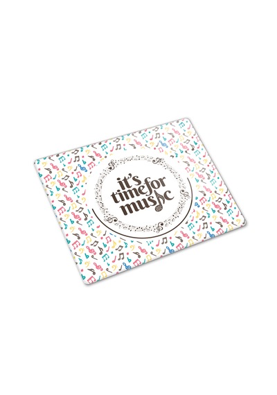 Cam Kesme Tahtası - Cam Kesme Tablası Music Time 29cm X 34cm