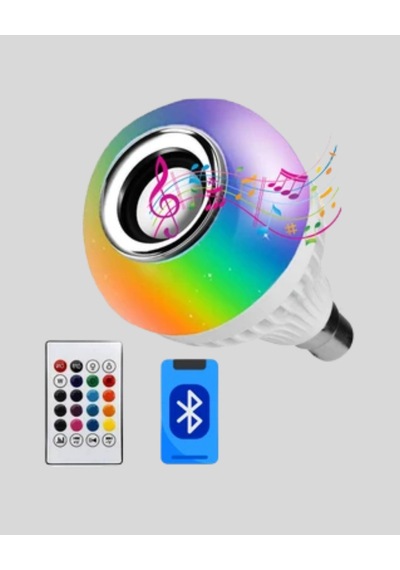 Bluetooth Hoparlörlü Led Ampul 12w Enerji Tasarruflu -