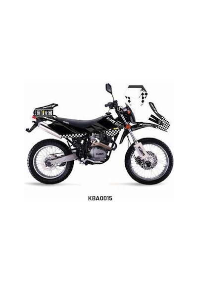 Kuba Black Cat Race Tasarım Motosiklet Sticker Etiket Kaplama Modeli Gray