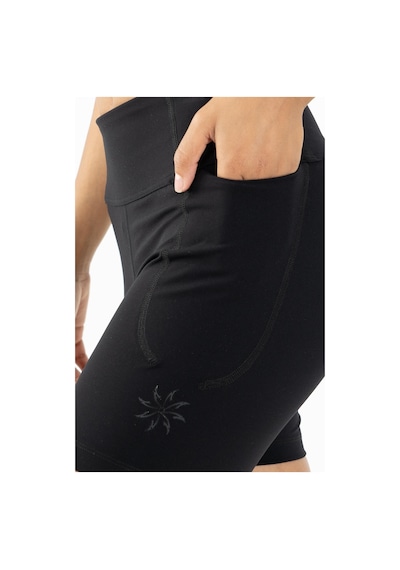 Maraton Active Slimfit Kadın Şort Fitness Siyah Şort 22268-siyah