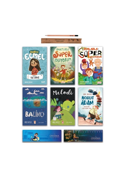 Timaş Çocuk Nuriye Ecmel Görev İlk Oruç - İbadetlerle Dualarla Süper Oluyorum - Melodi - Balino Set 6 Kitap