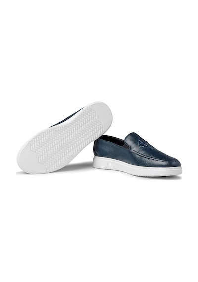 Stamped Hakiki Deri Erkek Günlük Ayakkabı, Loafer Ayakkabı, Hafif Ayakkabı, Yazlık Ayakkabı