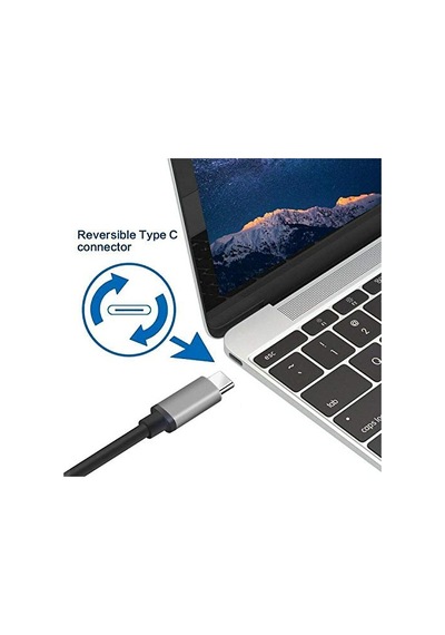 Hc-01 Type-c To 4k Ultra Full Hd Hdmı Usb-c Tak Çalıştır Görüntü Aktarım Kablosu-1.8m Diğer