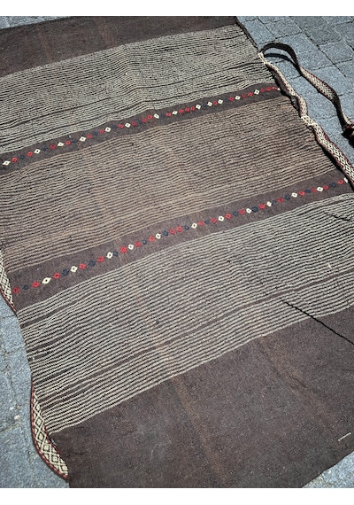 El Dokuma Yağcıbedir Antika Çuval Kök Boya Yün 75  x 120 CM