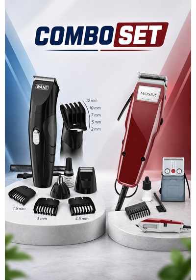 Moser 1400 Combo Profesyonel Bordo Saç Kesme Makinesi