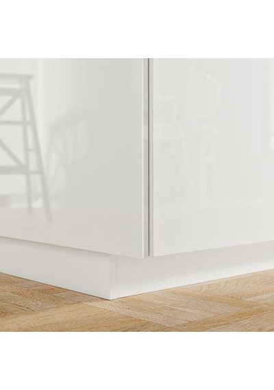 Ikea Förbättra Süpürgelik, Parlak Cila Beyaz, 220x8 Cm