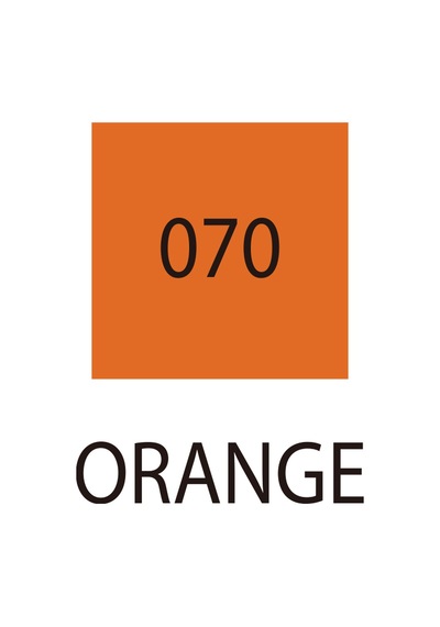 Zig Fabricolor Twin - Çift Uçlu Kumaş Kalemi - Orange