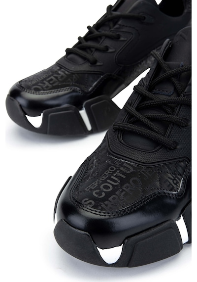 Tamer Tanca Erkek Hakiki Deri Siyah Sneakers & Spor Ayakkabı 1145 12546-y Erk Ayk Y246 Sıyah Kms
