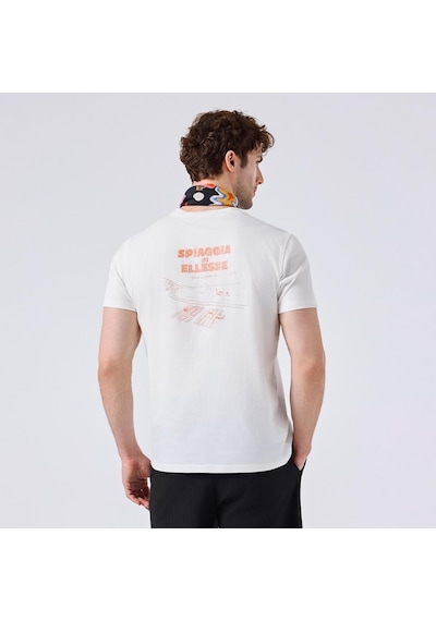 Ellesse 6sm5065-of Bisiklet Yaka Erkek T-shirt - Kırık Beyaz