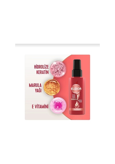 Elidor Sıvı Saç Bakım Kürü 90 Ml Keratin Marula