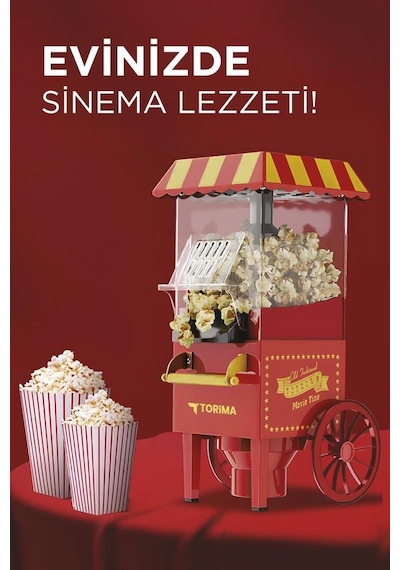 Torima TPM-01 Yağsız Mısır Patlatma Popcorn Makinesi