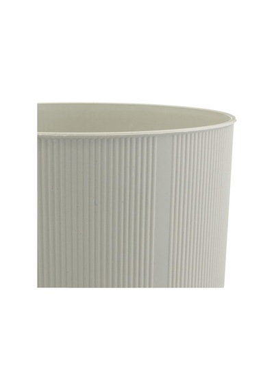 S283 Lüks Saksı Dekoratif Saksı, Kirli Beyaz, 22.5cm, 6 Litre