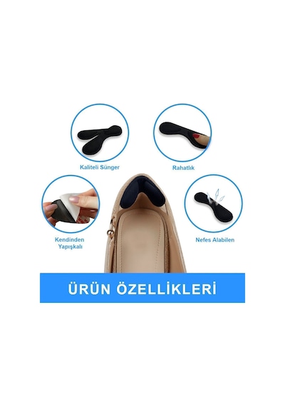 Active Team SP07-Yapışkanlı Bilek Koruma|Topuk Vurma Önleyici Sünger Ped