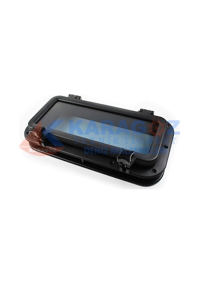 SEALUX PLASTİK DİKDÖRTGEN LUMBUZ 20X40 SİYAH