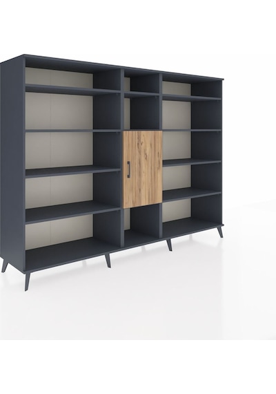 Hyperion Dolap 12 Raflı Tek Kapaklı 220x44x163 Antrasit-çam/antr Antrasit-çam/antrasit Hyperion Dolap 12 Raflı Tek Kapaklı 220x44x163 Antrasit-çam/antr Antrasit-çam/antrasit