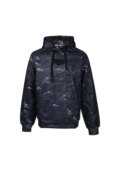 Stafu Pro Prime Kapüşonlu Frenzy Black Sweatshirt Kırmızı - Siyah