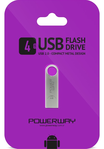 Powerway PW-4GB 4 GB USB 2.0 Flash Bellek