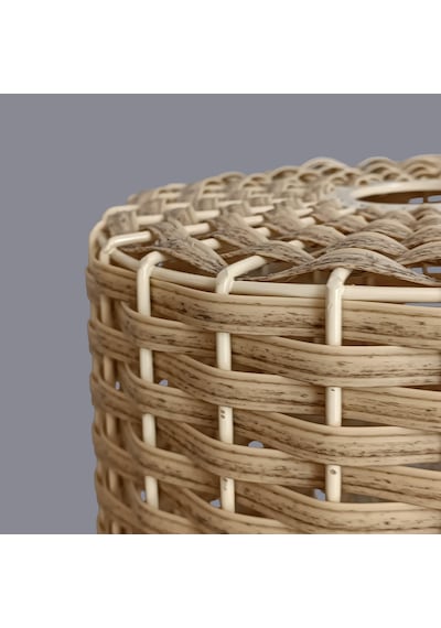 Hesya Rattan Hasır Abajur Sarı