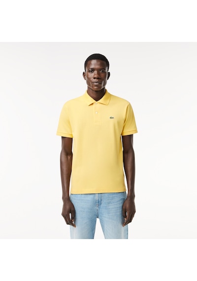 Lacoste Erkek Klasik Pike Kumaş Polo T-shirt Sarı