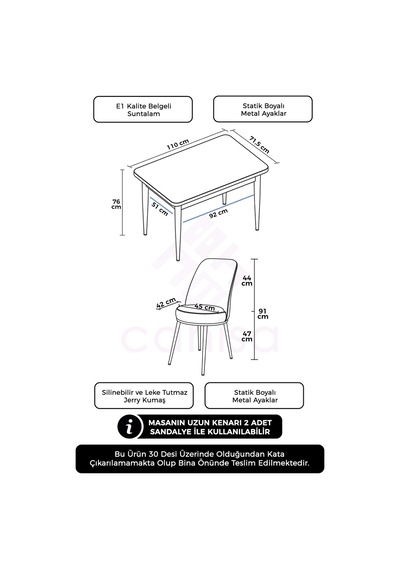 Canisa Concept Nil Serisi Barok Ahşap Desenli Sabit Yemek Masa&mutfak Masası +4 Lacivert Sandalye Lacivert Canisa Concept Nil Serisi Barok Ahşap Desenli Sabit Yemek Masa&mutfak Masası +4 Lacivert Sandalye Lacivert