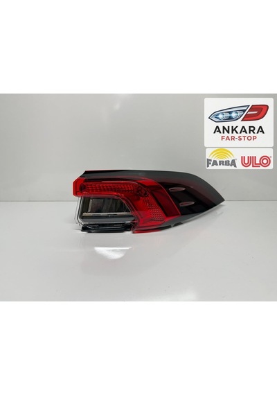 Toyota Corolla 2019 - 2025 Sedan Stop Lambası Sağ Dış  Farba - Ulo - Ledsiz Tip -