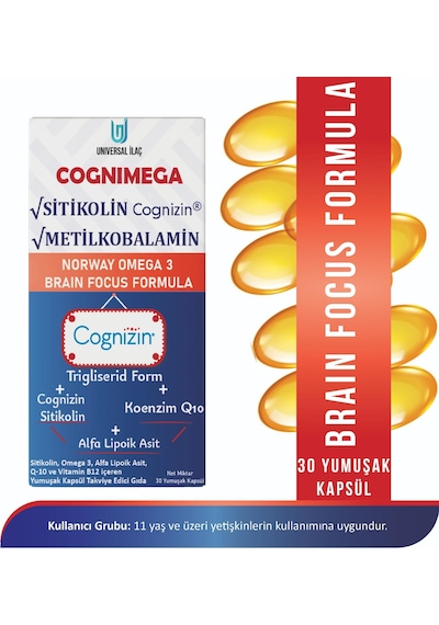 Cognimega 30 Adet Yumuşak Kapsül