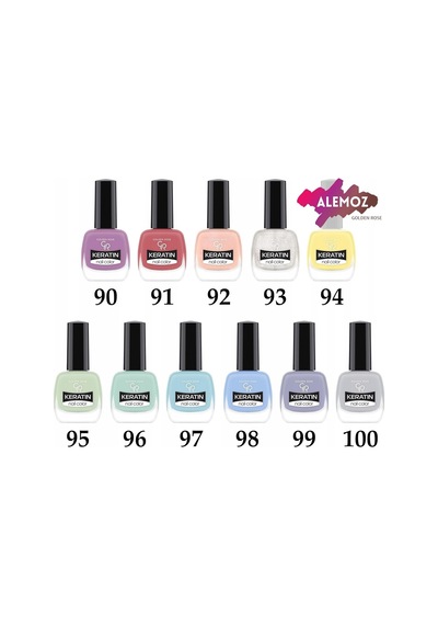 Golden Rose Keratin Nail Color No: 10 - Keratin İçerikli Güçlendirici Parlak Oje Diğer