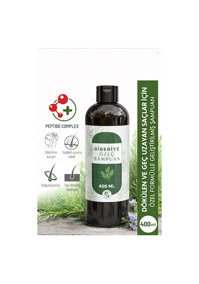 Herbliss Biberiye Saç Bakım Şampuanı Dökülmeye Karşı Sağlıklı Saç Uzatan Onarıcı Besleyici 400 Ml