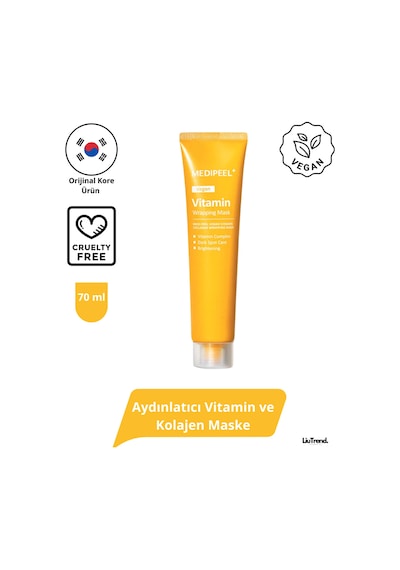 Medipeel Vegan Vitamin Collagen Wrapping Mask 70ml Vitamin Filmi Maskesi M0482