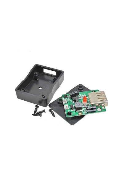 Alkatronik-Solar Panel Kontrol Kartı Usb 5V 2A Kutu Dc 6-20V Voltaj Düşürücü