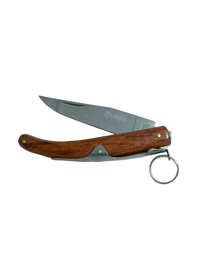 Okapi Gc2079a Kahverengi Cep Çakısı 20cm - Manuel, Ahşap Sap Çok Renkli