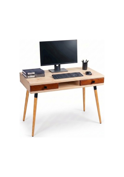 Mobenta Modest Desk: Masif Çalışma & Laptop Masası 2 Çekmece 1 Bölme - 120x60 Bz-bk Krem-bakır Mobenta Modest Desk: Masif Çalışma & Laptop Masası 2 Çekmece 1 Bölme - 120x60 Bz-bk Krem-bakır