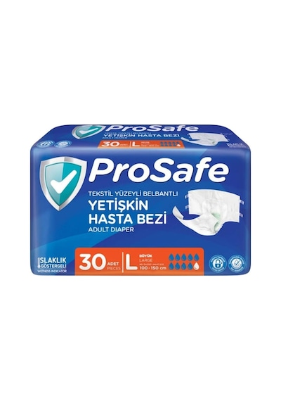Prosafe Belbantlı Hasta Bezi L 30'lu