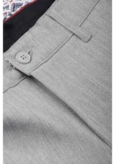 Deepsea Erkek Gri Modern Fit Likralı Kumaş Pantolon Günlük & Ofis Kullanımı 2602020 Gri