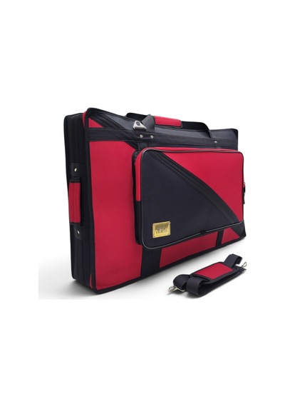 Xdj-rx3 Için Uyumlu Soft Case Taşıma Çantası Crossline Kırmızı