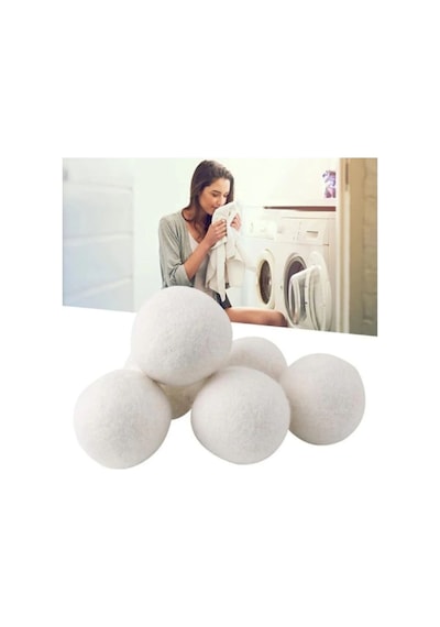 Ecoball 3 Adet Yün Kurutma Topları Doğal Yumuşatıcı Çamaşır Kurutma Makinesi Kurutma Topu Renkli