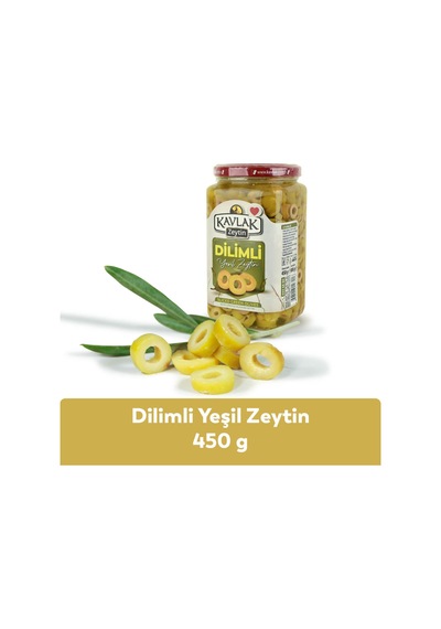 450 Gr Yeşil Dilimli Zeytin