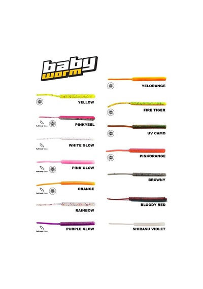 Fujin Baby Worm 5.2 Cm Floating Lrf Silikon Yem