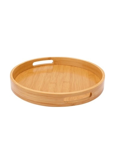 Balsa Dyt3030 Bambu Yuvarlak Tepsi 30 Cm